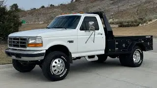 1996 Ford F-350 4x4 - 5 Speed Manual - 7.3L Powerstroke - OBS DRW