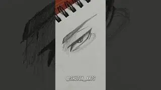 Draw levi Ackerman eye's ✨ #shorts #arts #viral #eyes #shutoxarts