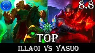 Illaoi vs Yasuo Top - Patch 8.8 Diamond Ranked Gameplay (League Of Legends)