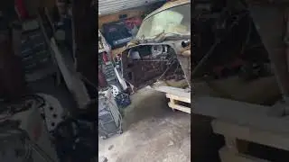 1954 Belair Chassis swap project videos start July 4th!! #shorts #ratrod #ratrods #loud #4x4