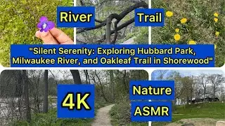 Silent Serenity: Exploring Hubbard Park, Milwaukee River, and Oakleaf Trail in Shorewood #usa #india