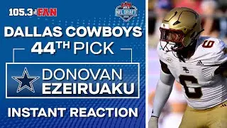 Cowboys Draft Donovan Ezeiruaku, Boston College EDGE With 44th Overall Pick | NFL Draft 2025