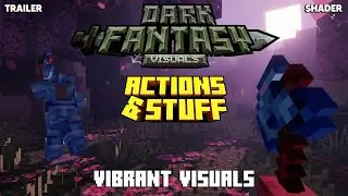 DARK FANTASY VISUALS CUSTOM ACTIONS & STUFF TRAILER in Minecraft Bedrock (shader)