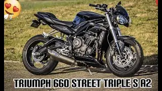 TRIUMPH 660 STREET TRIPLE S 2019 A2 😍👌