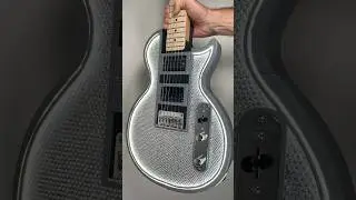 3D Printed LED Rhinestone Guitar ✨✨✨🤩 #3dprinted #modular #guitar #lespaul