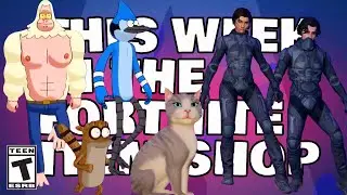REGULAR SHOW skins in Fortnite This Week Shop Highlights