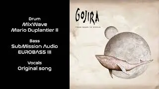 Gojira - The Heaviest Matter of the Universe - Guitar Backing Track with vocals