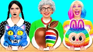 Wednesday vs Grandma Cooking Challenge | Funny Kitchen War by TeenTeam Challenge