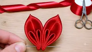 Amazing Ribbon Flower 🌸 Simple & Easy DIY Craft Idea / DIY Tutorial