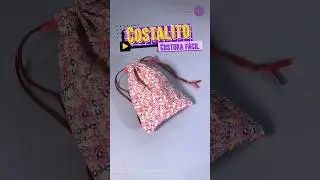 Prepara tu m&aacute;quina y cose bolsitas o costalitos con jareta, y guarda lo que quieras. #costurafacil