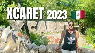 📍XCARET PARK 🦩🦜| Full walking tour | Everything you will find