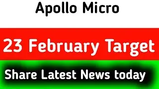 apollo micro systems share today || apollo micro systems share