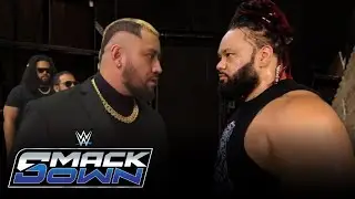 Jacob Fatu Confronts Solo Sikoa & The MFTs Backstage | WWE Smackdown Highlights