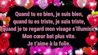(SMS D'AMOUR) Pour Te Dire une Je T'aime Tr&egrave;s fort