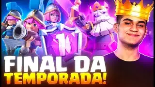PUSH NO ULTIMO DIA DA TEMPORADA RUMO AO TOP 1 !!! + LIVE INFINITA FINALMENTE? - CLASH ROYALE AO VIVO