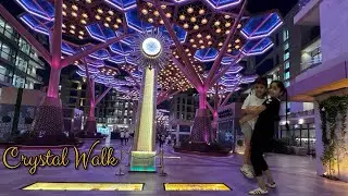 What to See in Doha at Night | Crystal Walk Experience #travel #vlog #explore #qatar 