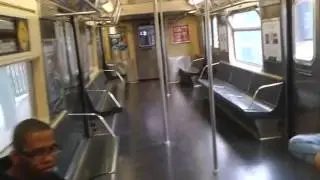 ONBOARD MTA TRAIN OF MANY METALS R42 4572 FRENCH CONNECTION PRESERVED CAR
