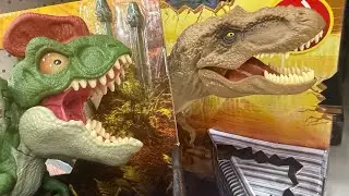 Massive Jurassic World Toy Hunt: NEW 2024 UNCAGED DiLOPHOSAURUS & GODZILLA X KONG TITAN BATTLE PACK!