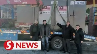 Humanitarian aid from Malaysia arrives in Syria