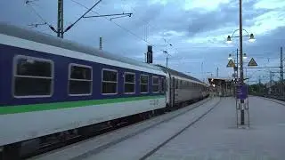 2024 - DE - Arrival and departure of ES 452 European Sleeper (Prague to Brussels), in Dresden Hbf