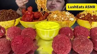 Ultimate ASMR Food Challenge: Noodles, Curry, Eggs & Fried Treats
