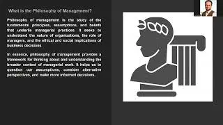 LECTURE1 (Podcast). Introduction to the Philosophy of Management