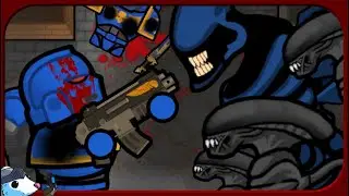 Sole Space Marine Against Hordes Of Xenomorphs In RimWorld (EP2)