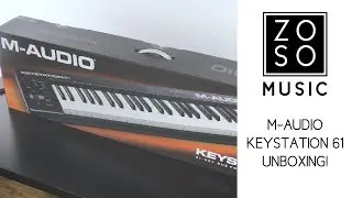 Unboxing // M-Audio Keystation 61