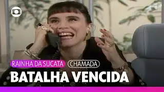 Maria do Carmo consegue comprar as a&ccedil;&otilde;es e vence batalha contra Renato | Rainha da Sucata | TV Globo