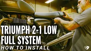 How to Install 2-1 Low with GP + Predator Carbon Full System for Triumph Street Twin (EURO 5)