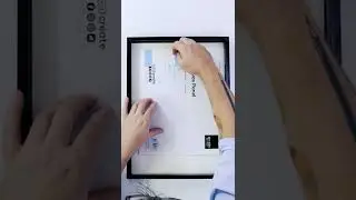 How to frame a canvas panel is up on our channel 🎨 #canvasboard