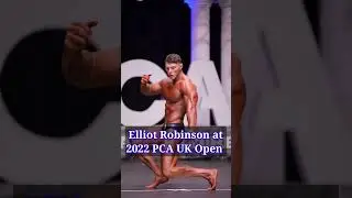 Elliot Robinson Individual Posing at the PCA UK Open 2022