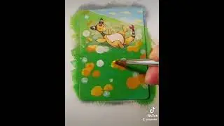 Pokemon Card Alter: Ampharos #pokemon #pokemontcg #painting #art #shorts