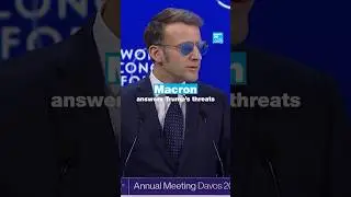 Macron answers Trump's tariff threats at Davos World Economic Forum &bull; FRANCE 24 English