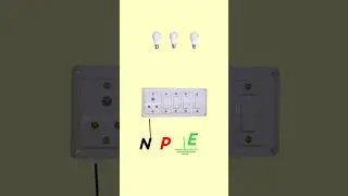 4 switch 1 socket connection #boardwiring #housewiring