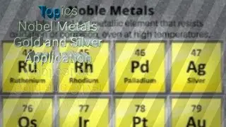 Nobel Metals | Chemistry 9th | FBISE