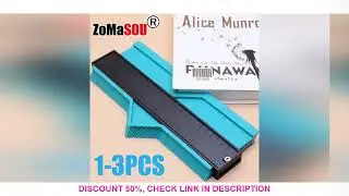 1-3PCS Contour Gauge Shaping Construction Measuring instrument Marking template Cutting for Tile cer