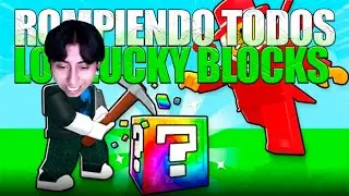 ROMPIENDO TODOS LOS LUCKY BLOCKS😱 | Olmar01