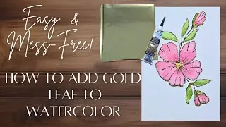 Make Your Paintings Sparkle with Dreamy Gold Leaf Details | Simple & Affordable! Pebeo Gold Leaf Kit