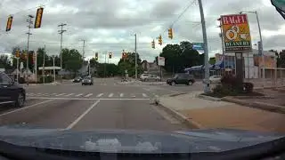 4K Dash Cam -15 Minute Drive Into Downtown Grand Rapids Michigan And Around Town - Summer 2022