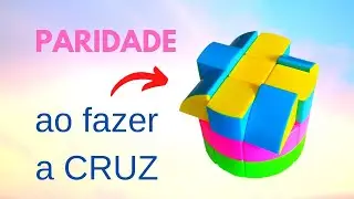 PARIDADE no Cubo Mágico CILÍNDRICO 3 Camadas / Fazer CRUZ