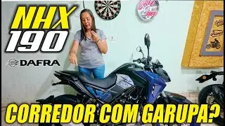 DAFRA SYM NHX 190 2025 | RELATOS DA GARUPA #dafra #sym #nhx190