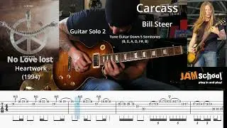 Carcass No Love Lost Guitar Solos with TAB (Michael Amott & Bill Steer)