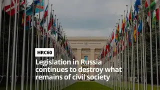 HRC60 Statement on human rights in Russia