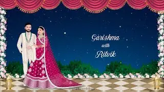 Indian Wedding Video Invite I WhatsApp wedding invitation video I Animated video I Graphē Weddings