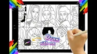 Unleash the Colors! Family Portrait Takeover 🎨📸🔥#familyart #coloringchallenge