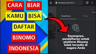 Cara Membuka Binomo yang Diblokir Indonesia