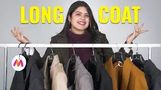 I Found Some Stylish Long Coats on Myntra for Winter | Trendy Long Coats For Women By Priya Pandey