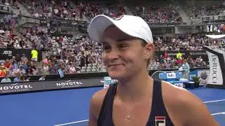 Ash Barty on-court interview (QF) | Sydney International 2019