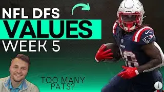NFL DFS: Week 5 Value Plays [Sleeper Picks + 3X Options]
